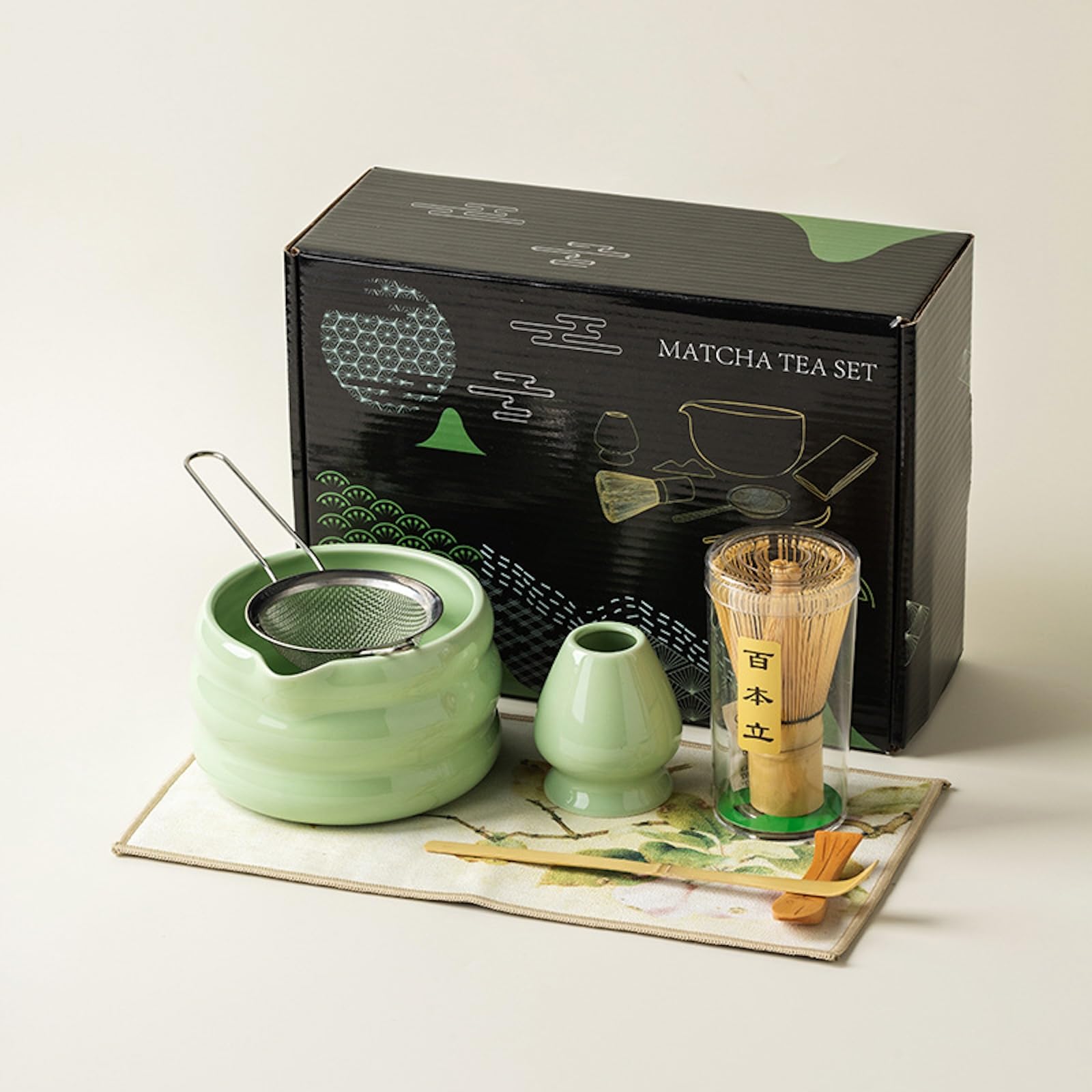 Amazon｜JIKANNOYA 抹茶セット 茶道具 初心者 抹茶 セット 7点セット